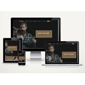 Berber Web Sitesi Onepage v4.0